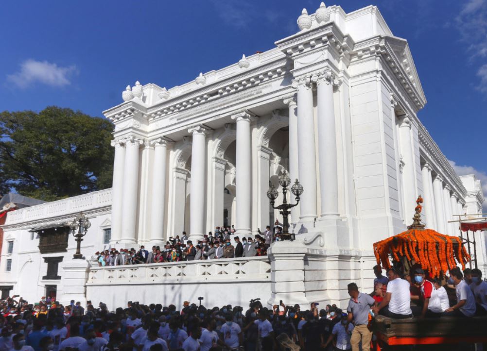 संघीय राजधानीमा सहकालका देवता ईन्द्रको मनाइयो जात्रा